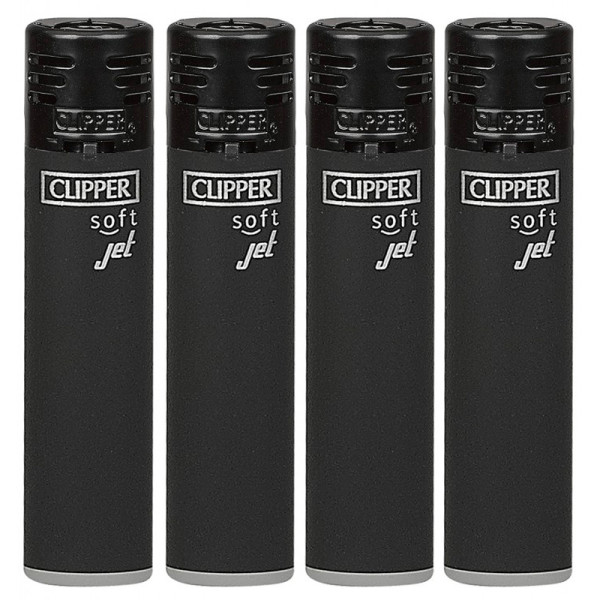 ENCENDEDOR CLIPPER JET FLAME SOFT BLACK 1X48