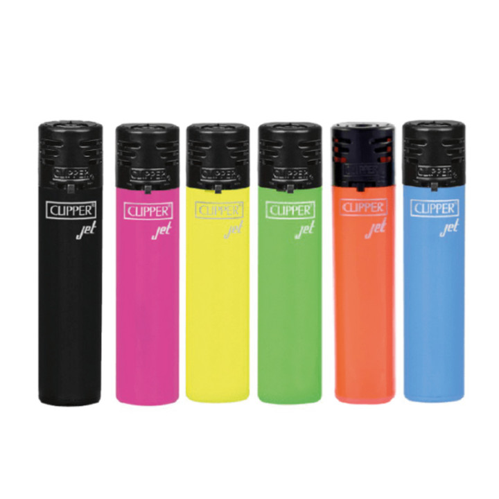 ENCENDEDOR CLIPPER JET FLAME SOFT COLORS 1X48