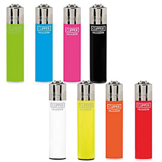 ENCENDEDOR CLIPPER SOLID COLORES SURTIDOS 1X48