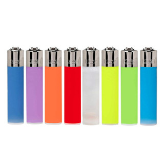 ENCENDEDOR CLIPPER TRANSLUCIDO COLORES VARIADOS 1X48