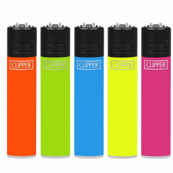 ENCENDEDOR CLIPPER FLUO SOLID SURTIDO 1X48