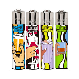 ENCENDEDOR CLIPPER DEC.CHOOSE YOUR TEAM 1X48