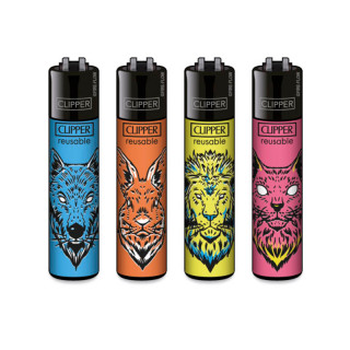 ENCENDEDOR CLIPPER DEC. ANIMAL SQUAD 1X48