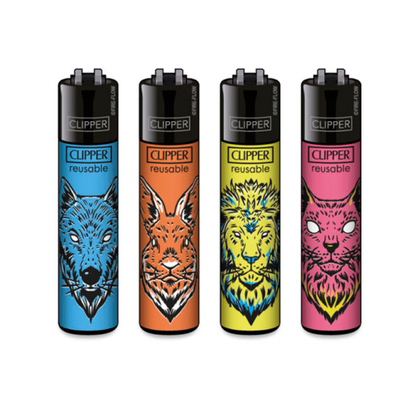 ENCENDEDOR CLIPPER DEC. ANIMAL SQUAD 1X48