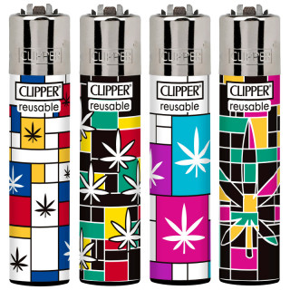 ENCENDEDOR CLIPPER DEC. MODERN WEED 1X48