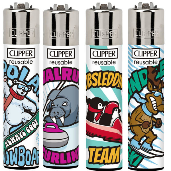 ENCENDEDOR CLIPPER DEC. WINTER MIX 1X48