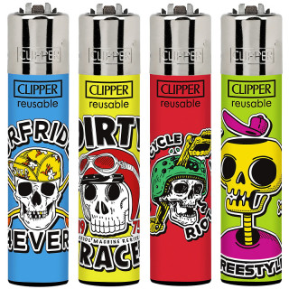 ENCENDEDOR CLIPPER SKULLTTOO 2
