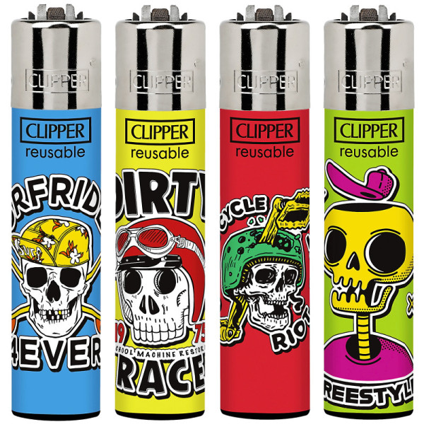 ENCENDEDOR CLIPPER SKULLTTOO 2