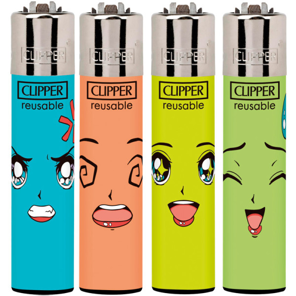 ENCENDEDOR CLIPPER DEC MANGA FACES 1X48