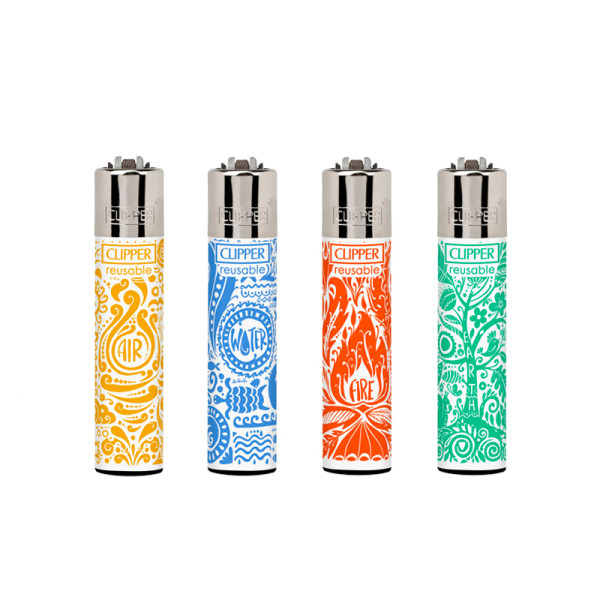 ENCENDEDOR CLIPPER DEC.  MANDALA ELEMENTS 48