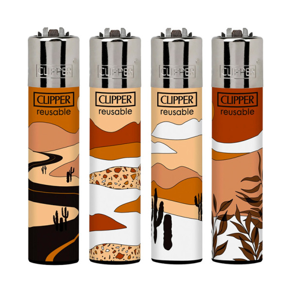 Encendedor Clipper dec.Desert Life 3  48uds.