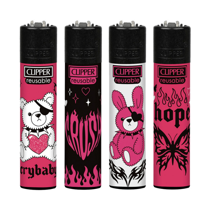 Encendedor Clipper dec. Tatto Studio 4 48uds.