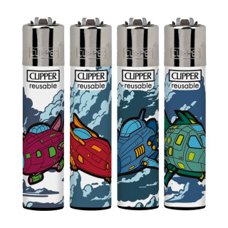 ENCENDEDOR CLIPPER DEC. SPACESHIPS 1X48