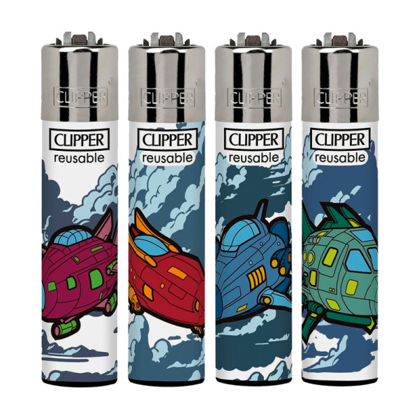 ENCENDEDOR CLIPPER DEC. SPACESHIPS 1X48