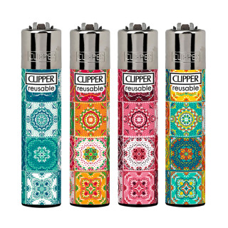 Encendedor Clipper dec. Azulejo Style 48uds.