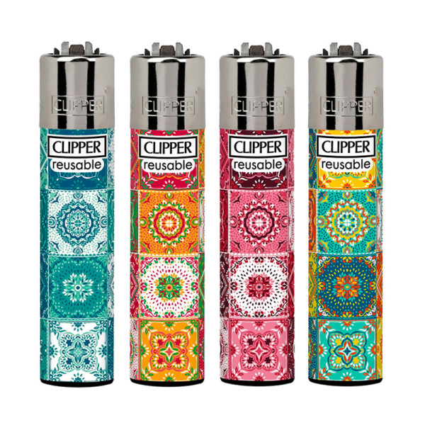 Encendedor Clipper dec. Azulejo Style 48uds.