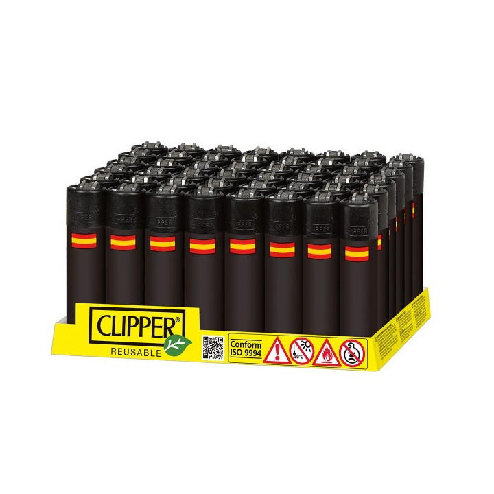 ENCENDEDOR CLIPPER BANDERA ESPAÑA 3 1X48