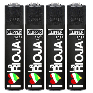 ENCENDEDOR CLIPPER PERSONALIZADO I LOVE LA RIOJA 1X48