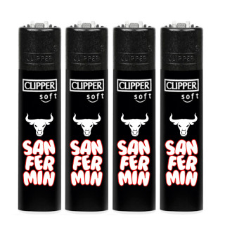 ENCENDEDOR CLIPPER PERSONALIZADO SAN FERMIN  1X48