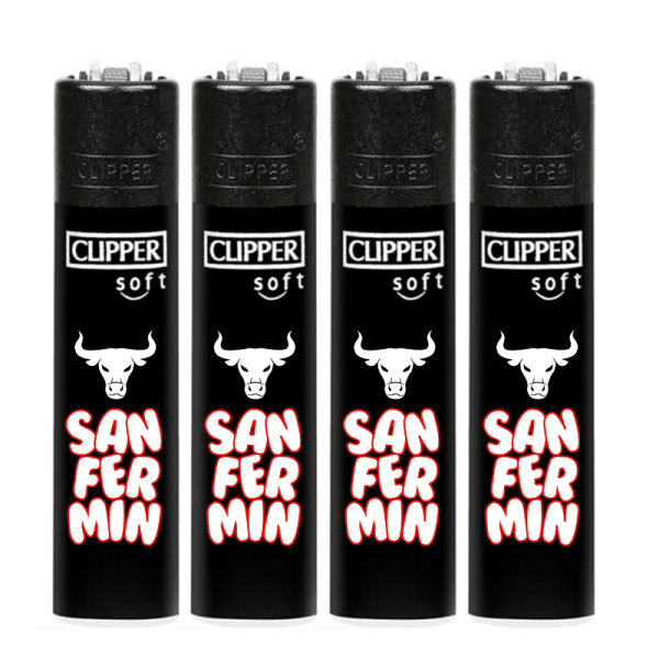 ENCENDEDOR CLIPPER PERSONALIZADO SAN FERMIN  1X48