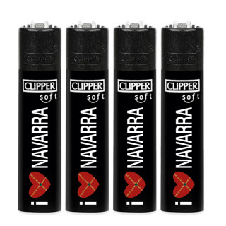 ENCENDEDOR CLIPPER PERSONALIZADO I LOVE NAVARRA 1X48