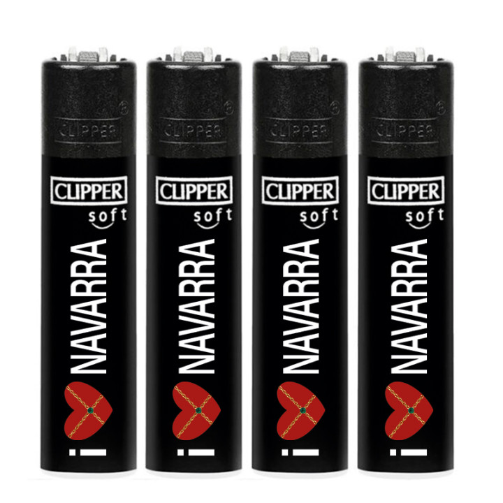 ENCENDEDOR CLIPPER PERSONALIZADO I LOVE NAVARRA 1X48