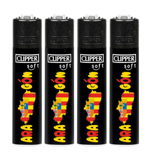 ENCENDEDOR CLIPPER PERSONALIZADO ARAGON ESCUDO 1X48