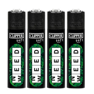 ENCENDEDOR CLIPPER PERSONALIZADO NEED WEED 1X48