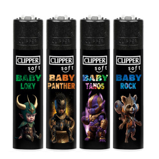 ENCENDEDOR CLIPPER PERSONALIZADO BABY SUPER HEROES 2 1X48