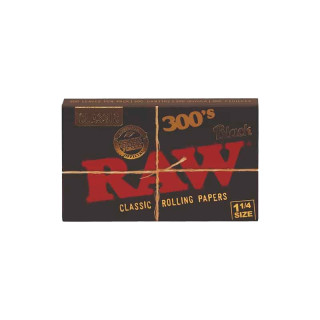 PAPEL RAW BLACK BLOC 300 1 1/4 1X40