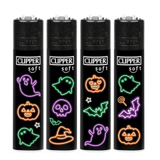 ENCENDEDOR CLIPPER PERSONALIZADO HALLOWEEN NEON 1X48