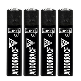 ENCENDEDOR CLIPPER PERSONALIZADO ANDORRA CF SOFT 1X48