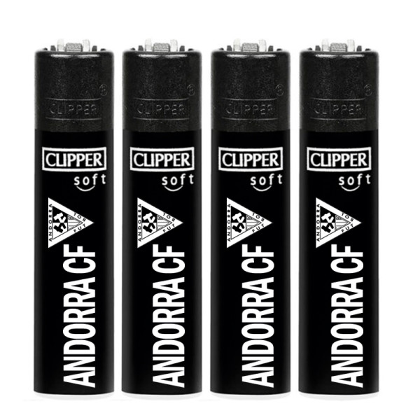 ENCENDEDOR CLIPPER PERSONALIZADO ANDORRA CF SOFT 1X48