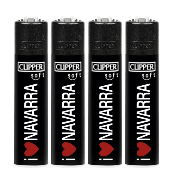 ENCENDEDOR CLIPPER PERSONALIZADO I LOVE NAVARRA 1X48