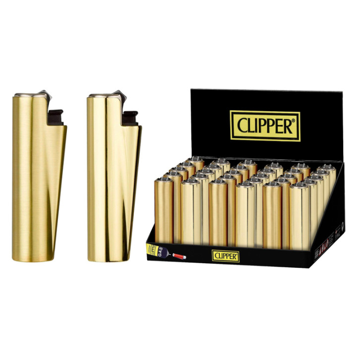 ENCENDEDOR CLIPPER METAL ORO 1X12