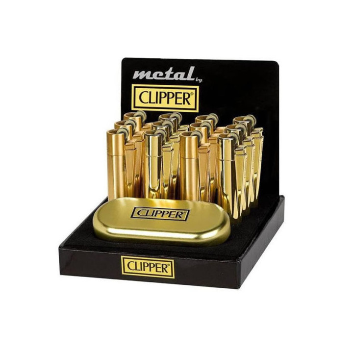 ENCENDEDOR CLIPPER METAL ORO 1X12