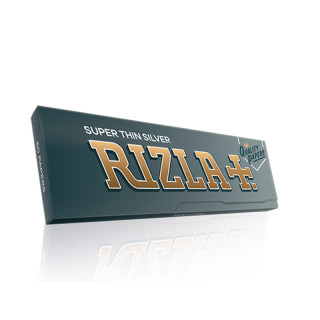 PAPEL DE FUMAR RIZLA PLATA 1/4 1X50