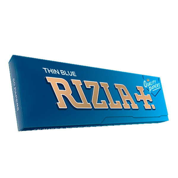 PAPEL DE FUMAR RIZLA 70MM AZUL REGULAR 1X100
