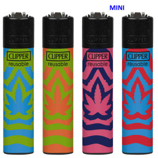 ENCENDEDOR CLIPPER MICRO DEC.ILLUSION WEED 1X48