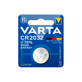 PILA DE BOTON DE LITIO CR2032 VARTA TENSION 3 V 1X10 BLISTER DE 2 PILAS