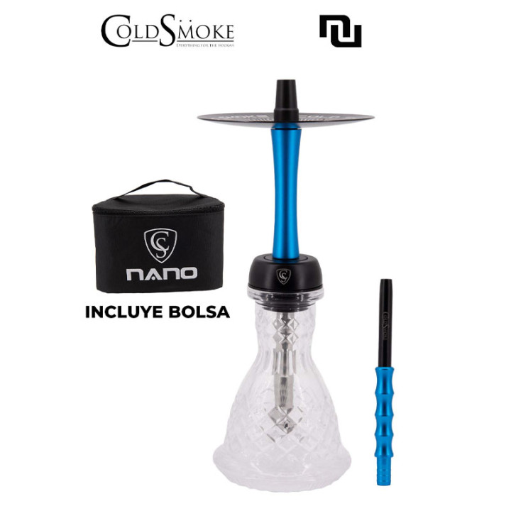 SHISHA CS NANO SEA BLUE + BASE 18CM