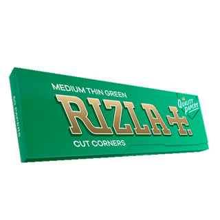 PAPEL DE FUMAR RIZLA 70MM VERDE REGULAR 1X100