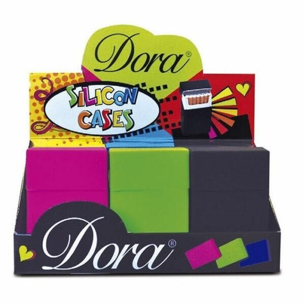 PITILLERA CAJETILLA SILICONA 9,5 X 6 CM COLOR SURTIDO EXPOSITOR 1X12