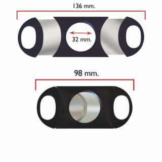 CORTAPUROS METAL GRANDE CERRADO 98MM ABIERTO 136MM DIAMENTRO 32MM  1X1