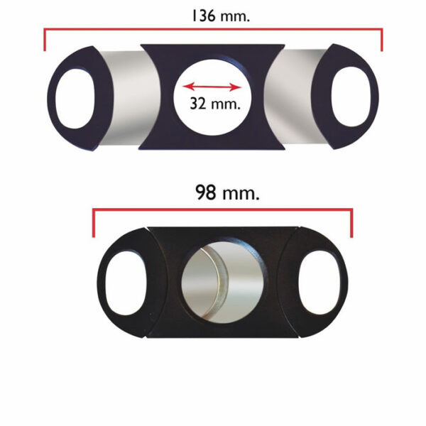 CORTAPUROS METAL GRANDE CERRADO 98MM ABIERTO 136MM DIAMENTRO 32MM  1X1