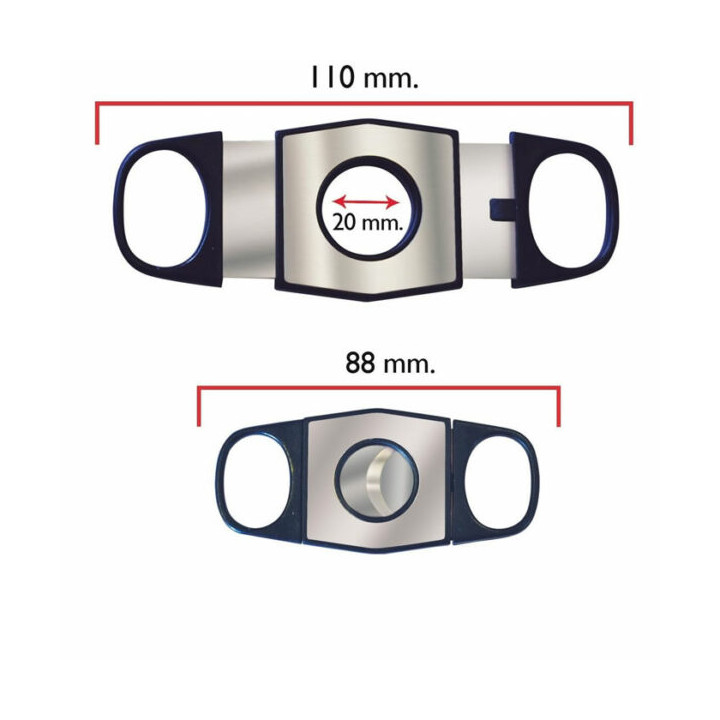 CORTAPUROS METAL GRANDE CERRADO 98MM ABIERTO 136MM DIAMENTRO 32MM  1X1