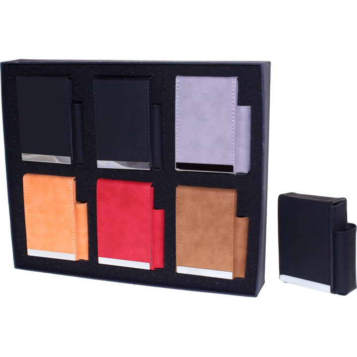 PITILLERA CAJETILLA  CON DEPARTAMENTO MECHERO  1X6