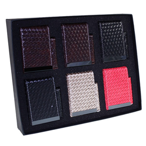 PITILLERA CAJETILLA TRENZADA CON DEPARTAMENTO MECHERO 1X6