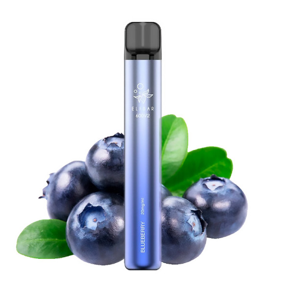 ELF003 POD DESECHABLE ELFBAR 600V2 BLUEBERRY 20MG