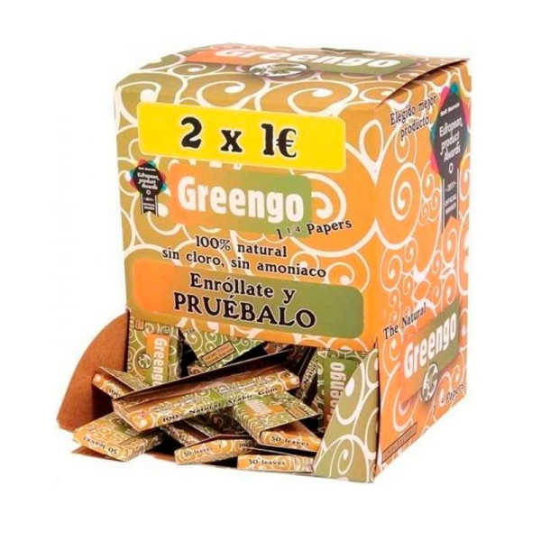 PAPEL GREENGO 1 ¼ (2 x 1,00 €) (1 x 100)